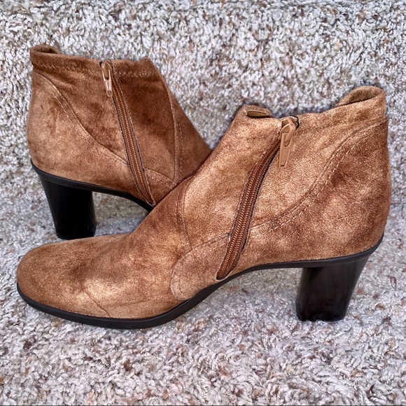 SOLD Franco Sarto | Tan Sock Boots - Picture 3 of 8